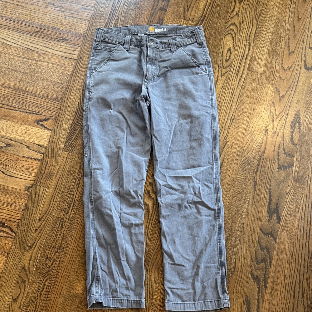 Carhartt Men's Gray relaxed fit pants